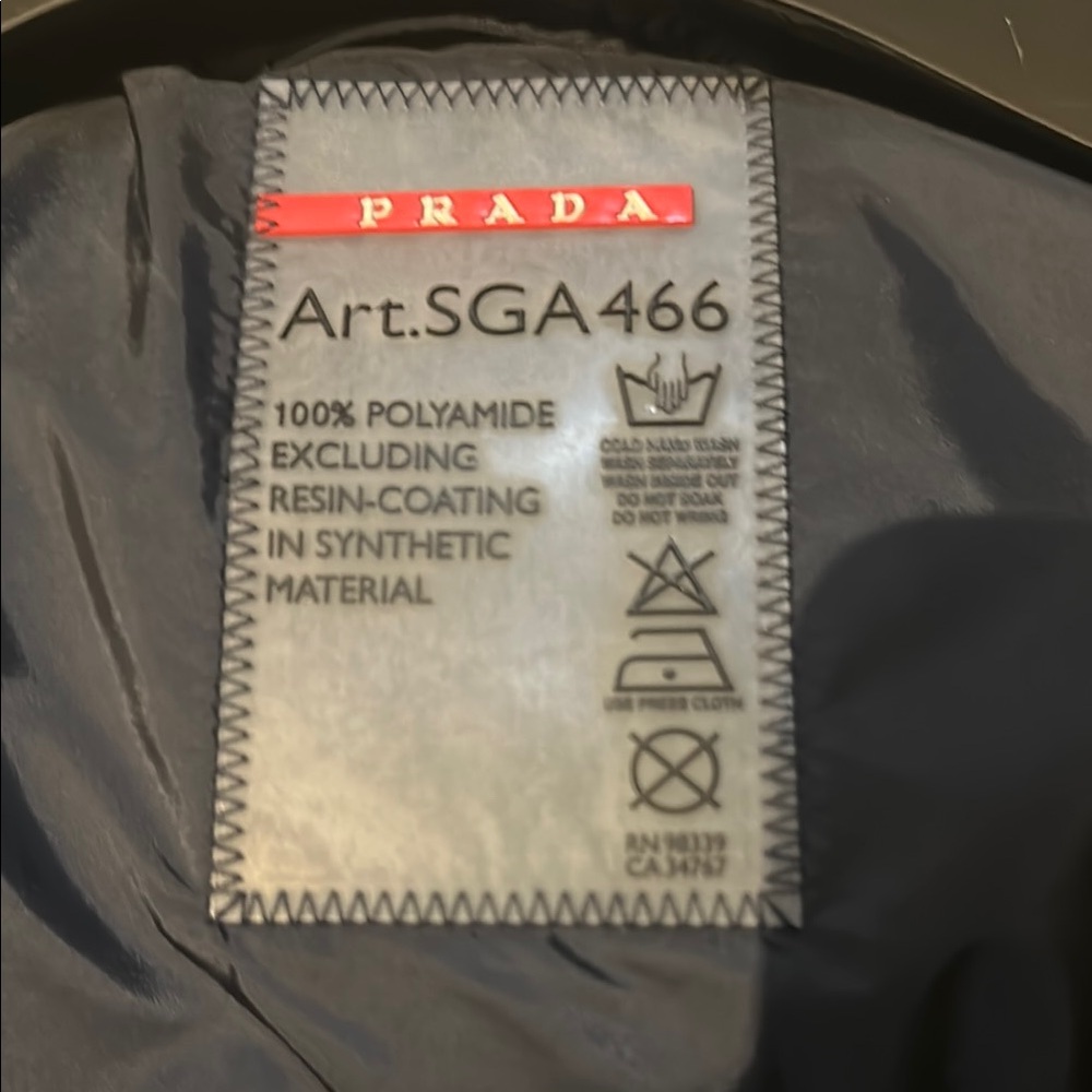 Prada Men's navy blue windbreaker